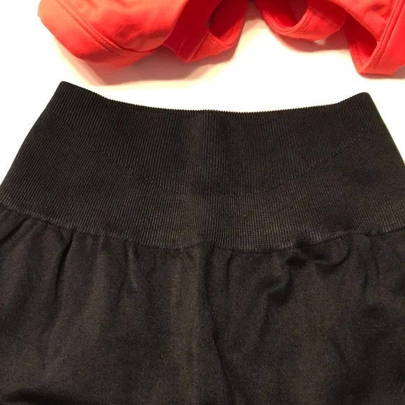 Prozis Red and Black Sports Bra and Pants Set - Picture 5 of 5